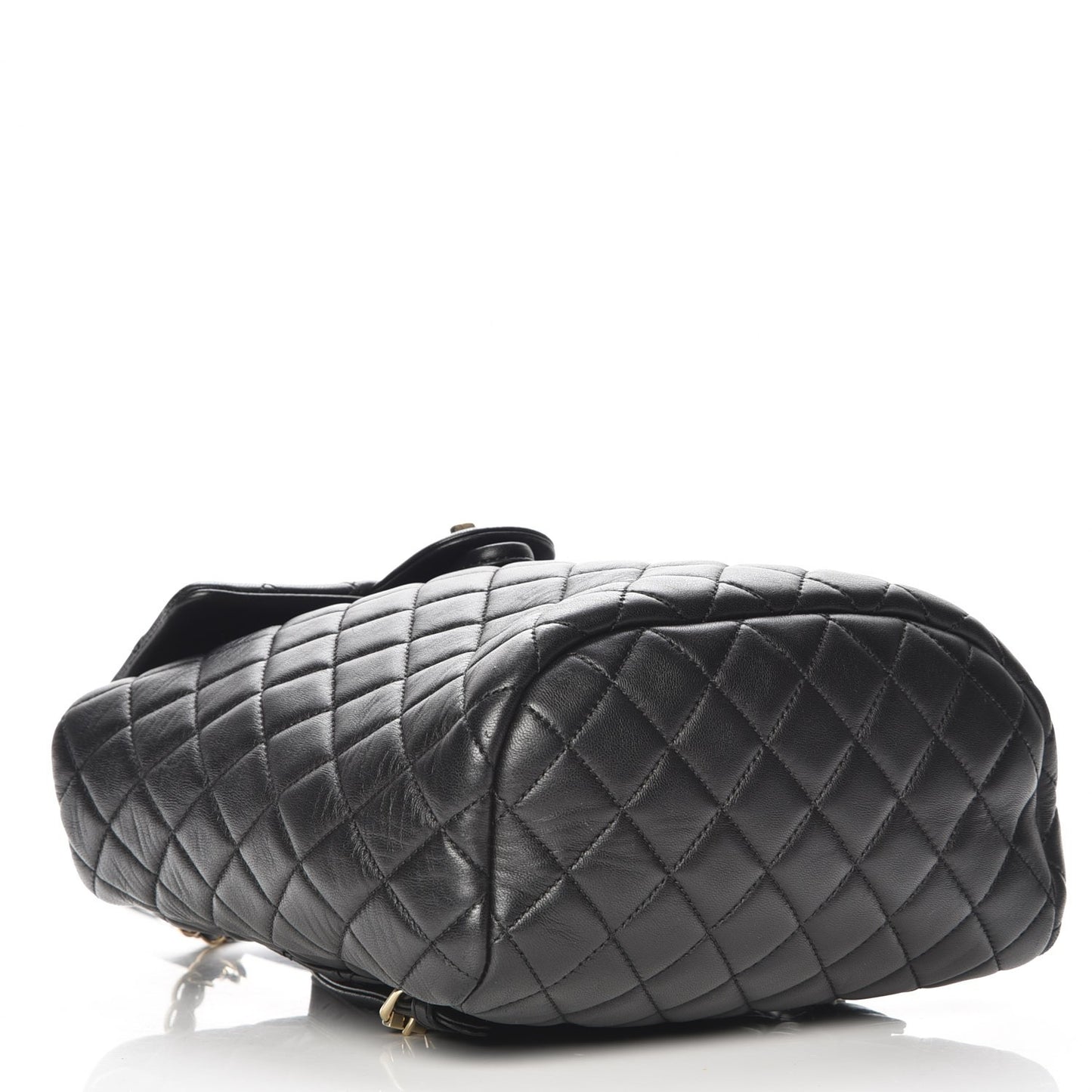Lambskin Quilted Small Urban Spirit Backpack Black