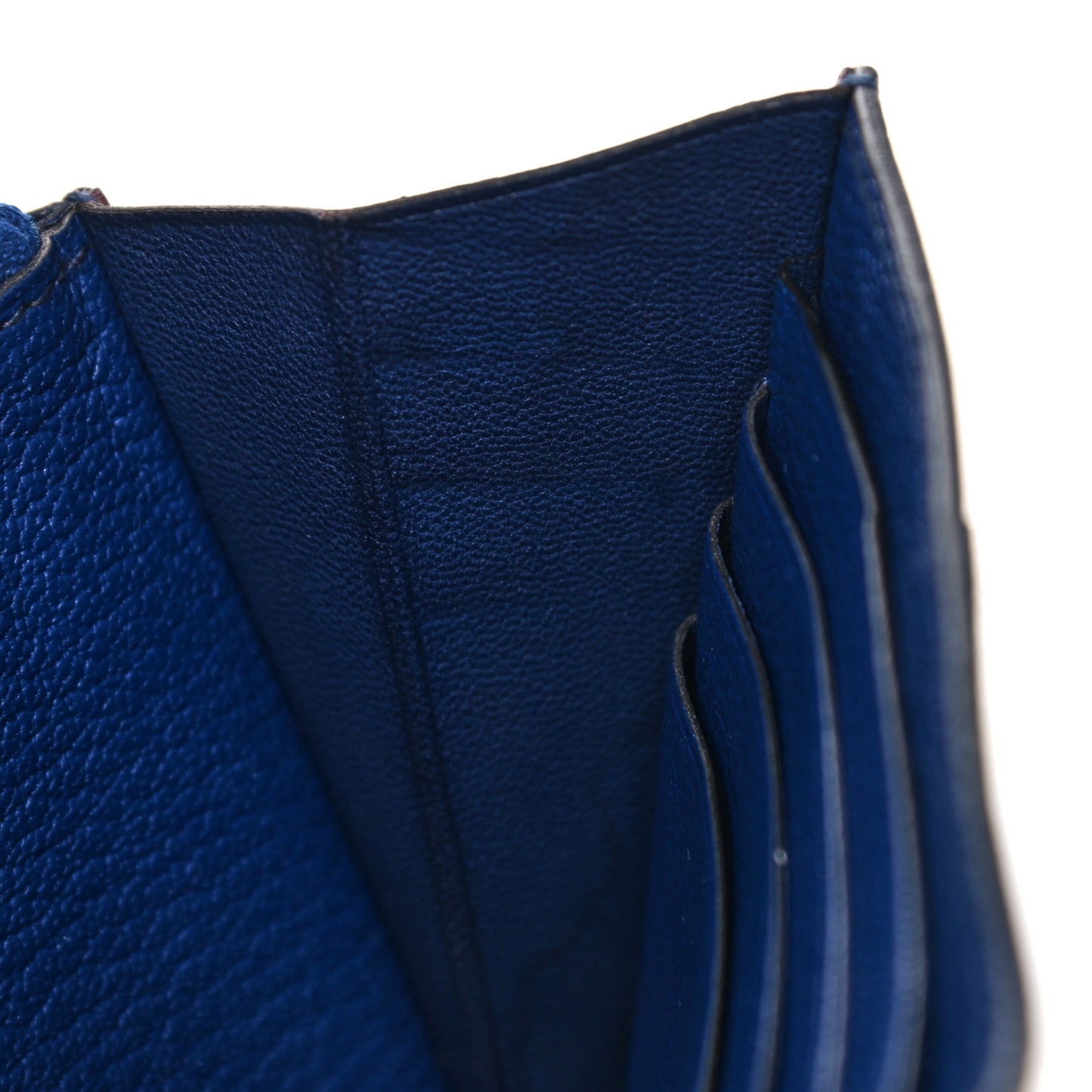 Epsom Flag Kelly Longue Wallet Bleu Saphir