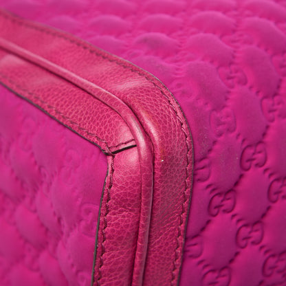 Gucci Guccissima Neoprene Techno Tag Medium Boston Magenta 13 of 20