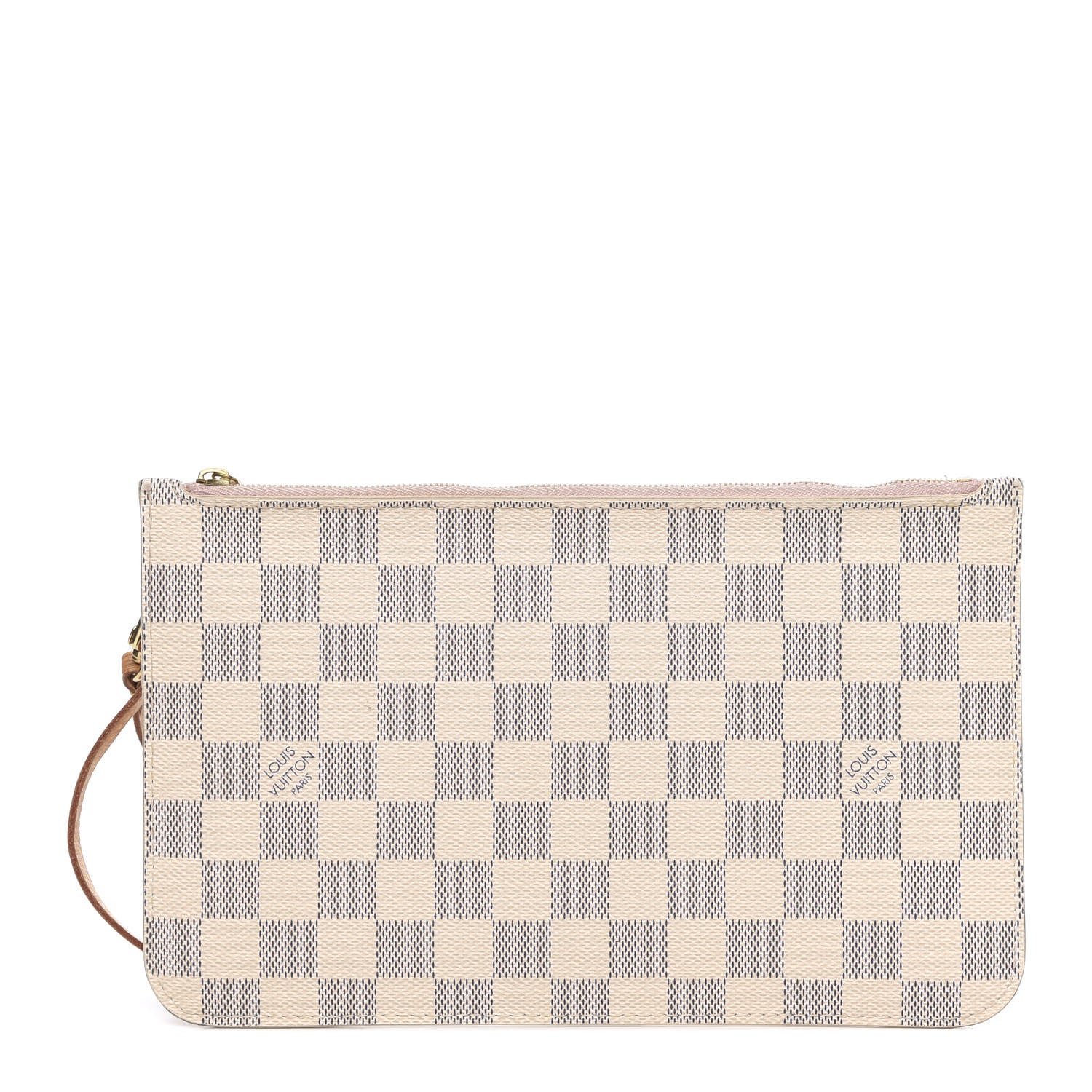 Louis Vuitton Damier Azur Neverfull MM GM Pochette Rose Ballerine 1 of 15