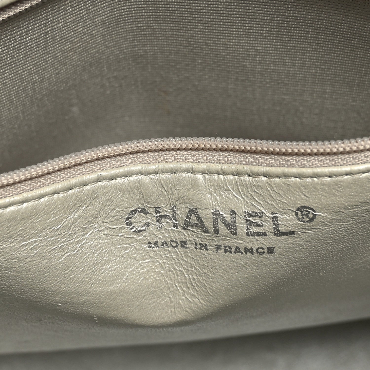 Chanel Metallic Caviar Quilted Medallion Tote Silver 6 of 9