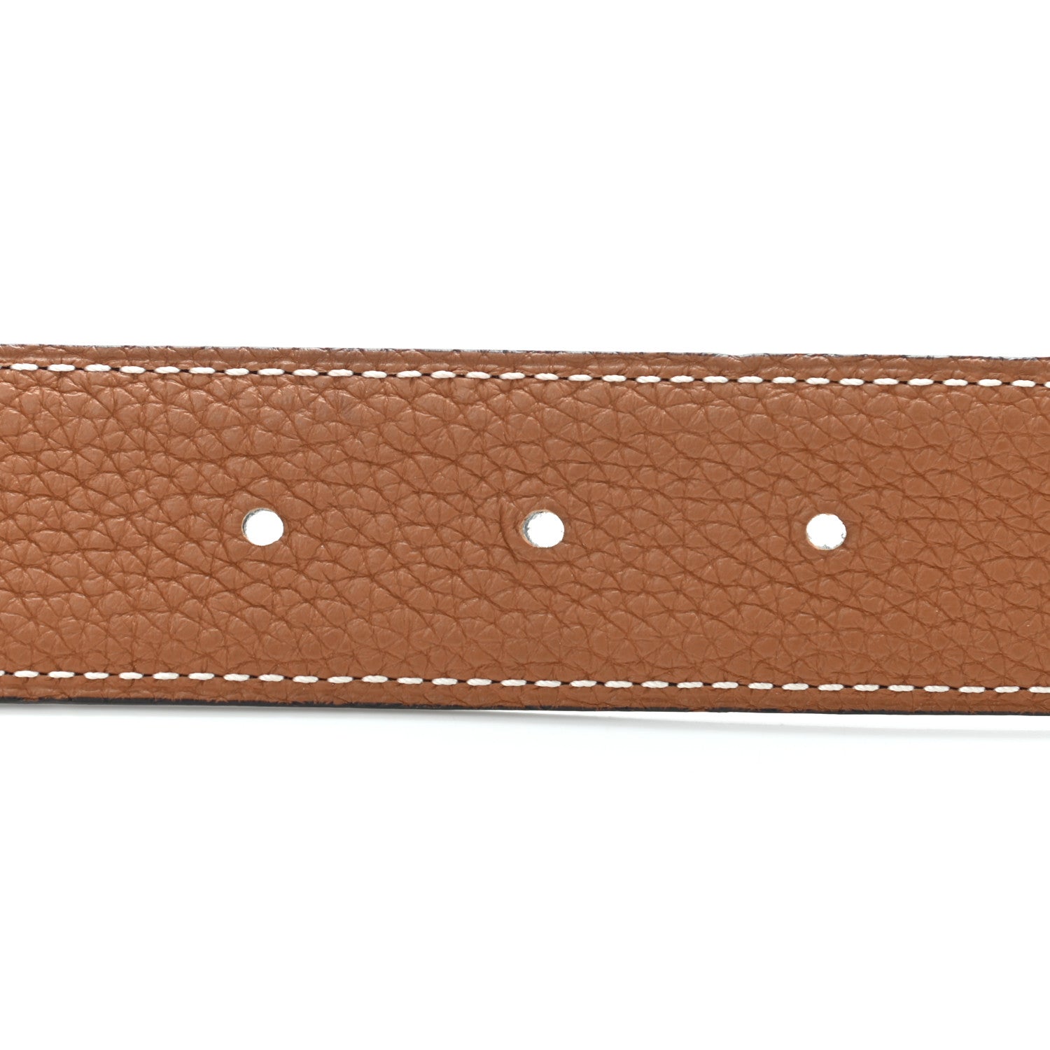Hermes Box Togo 32mm H Belt 75 Black Gold 3 of 6