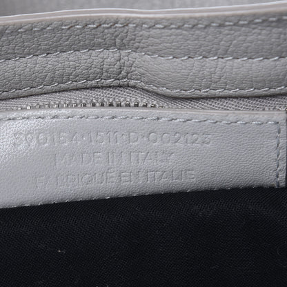Balenciaga Chevre Silver Metallic Edge Hardware City Gris Glace 7 of 10