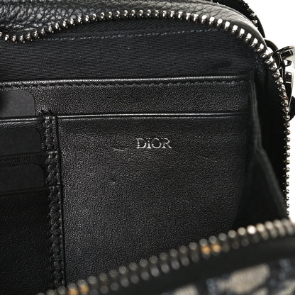 Christian Dior Oblique Pouch Navy Blue 6 of 9