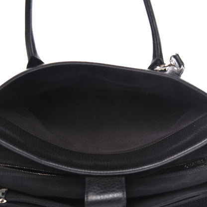 Chanel Deerskin Cerf Executive Shopper Tote Black 5 of 12