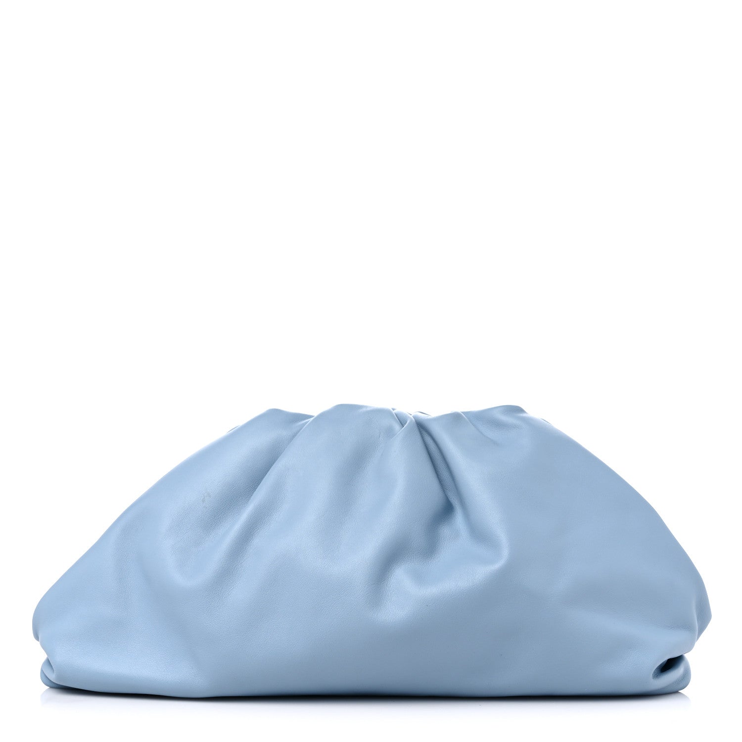 Bottega Veneta Smooth Butter Calf The Pouch Oversized Clutch Ice 1 of 10