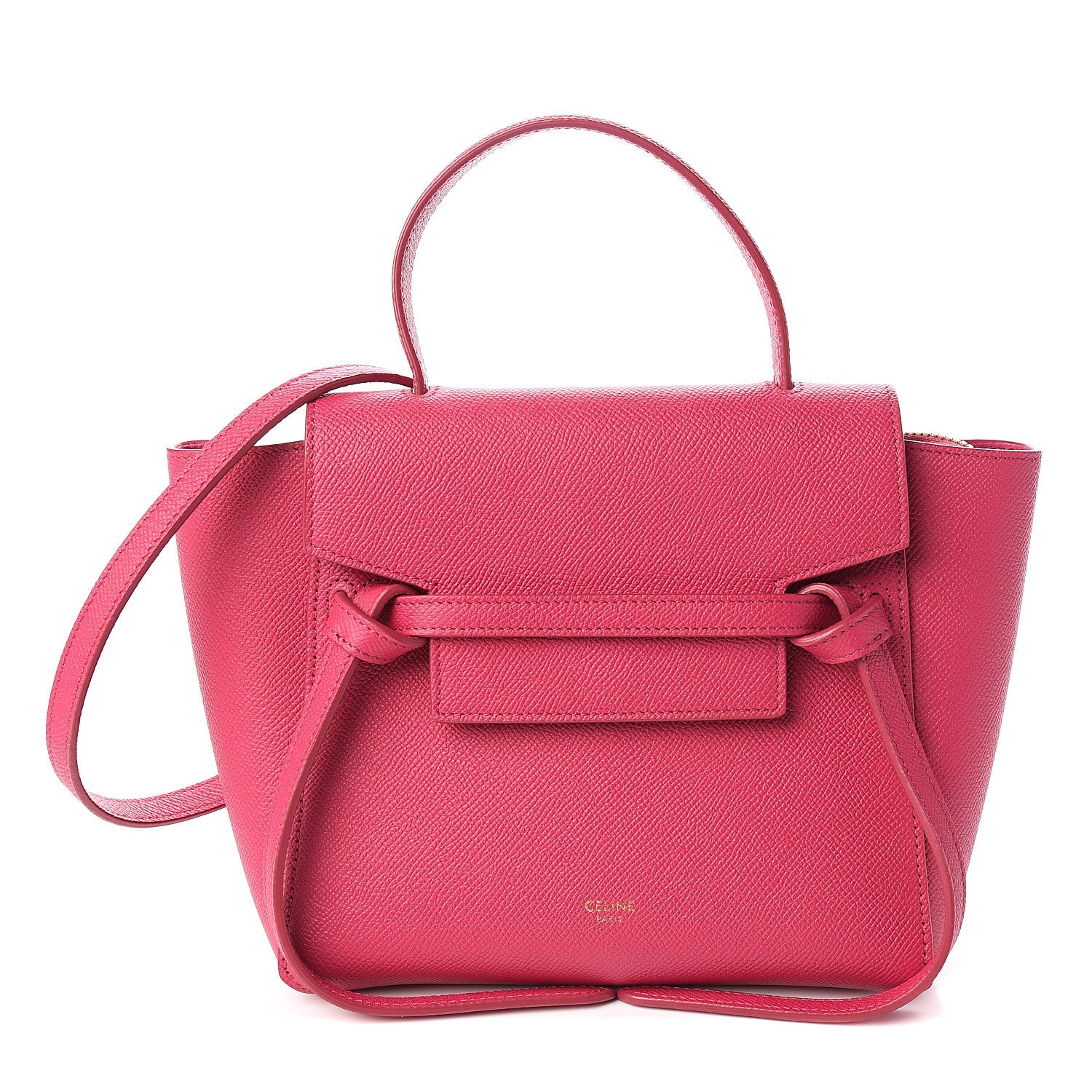 Celine Grained Calfskin Nano Belt Bag Pink 1 of 8