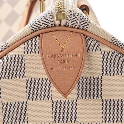 Louis Vuitton Damier Azur Speedy 30 6 of 10