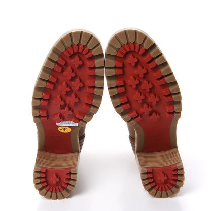 Christian Louboutin Calfskin Shearling Yetita 70 Hiker Booties 39 Cuoio Naturel 6 of 8