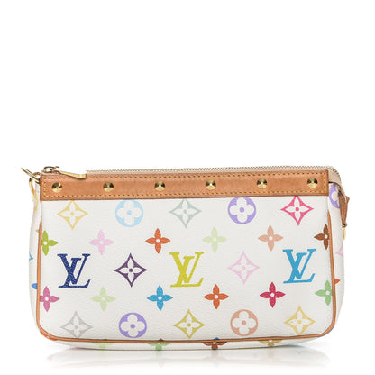 Louis Vuitton Monogram Multicolor Pochette Accessories White 1 of 7