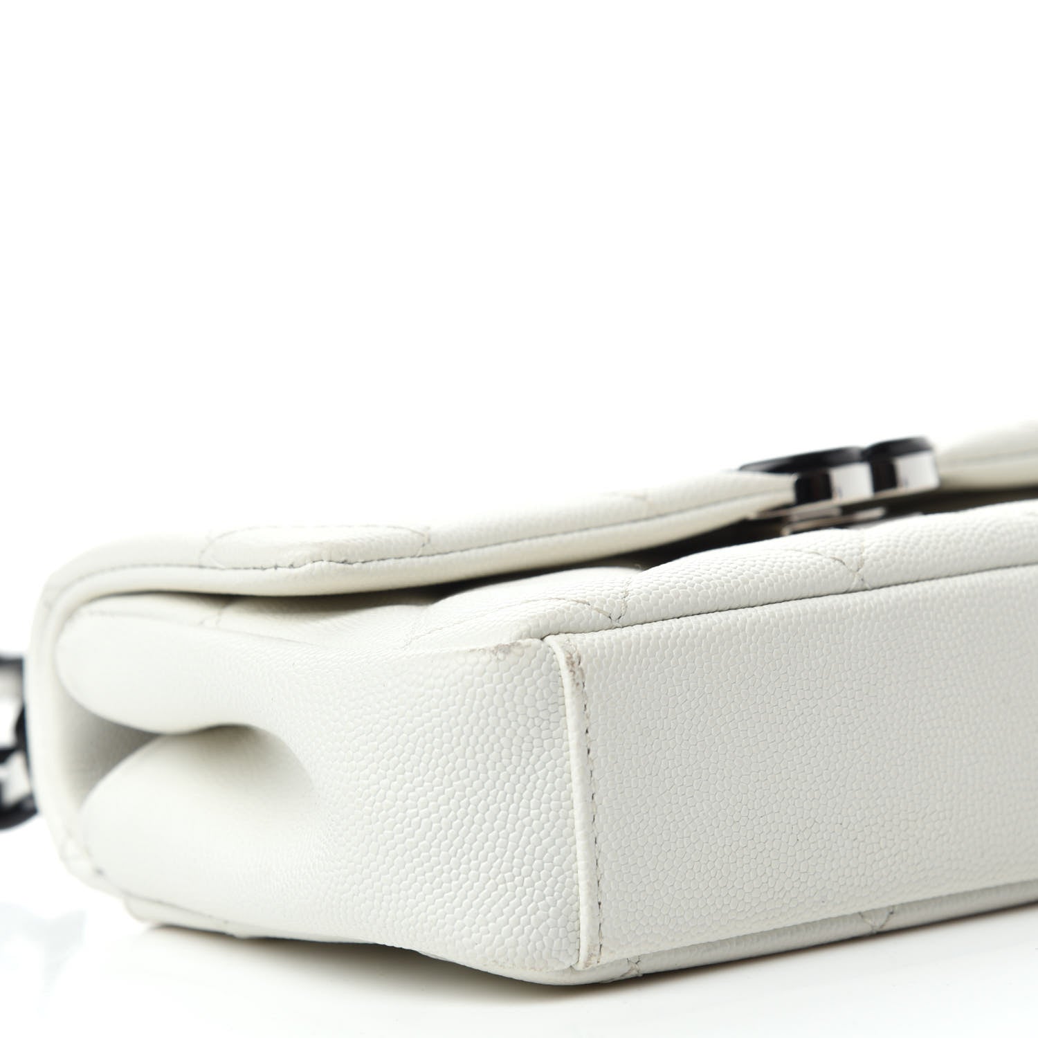 Chanel Caviar Quilted My Everything Small Flap White Black 6 of 10