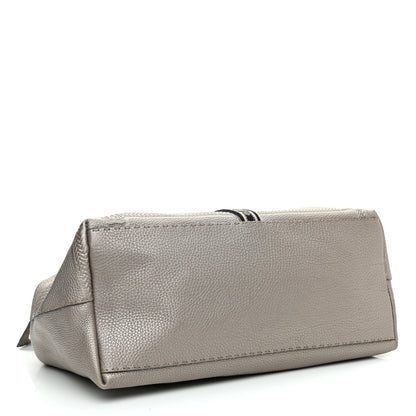 Fendi Cuoio Romano Selleria Large Villa Borghese Tote Peltro 4 of 9