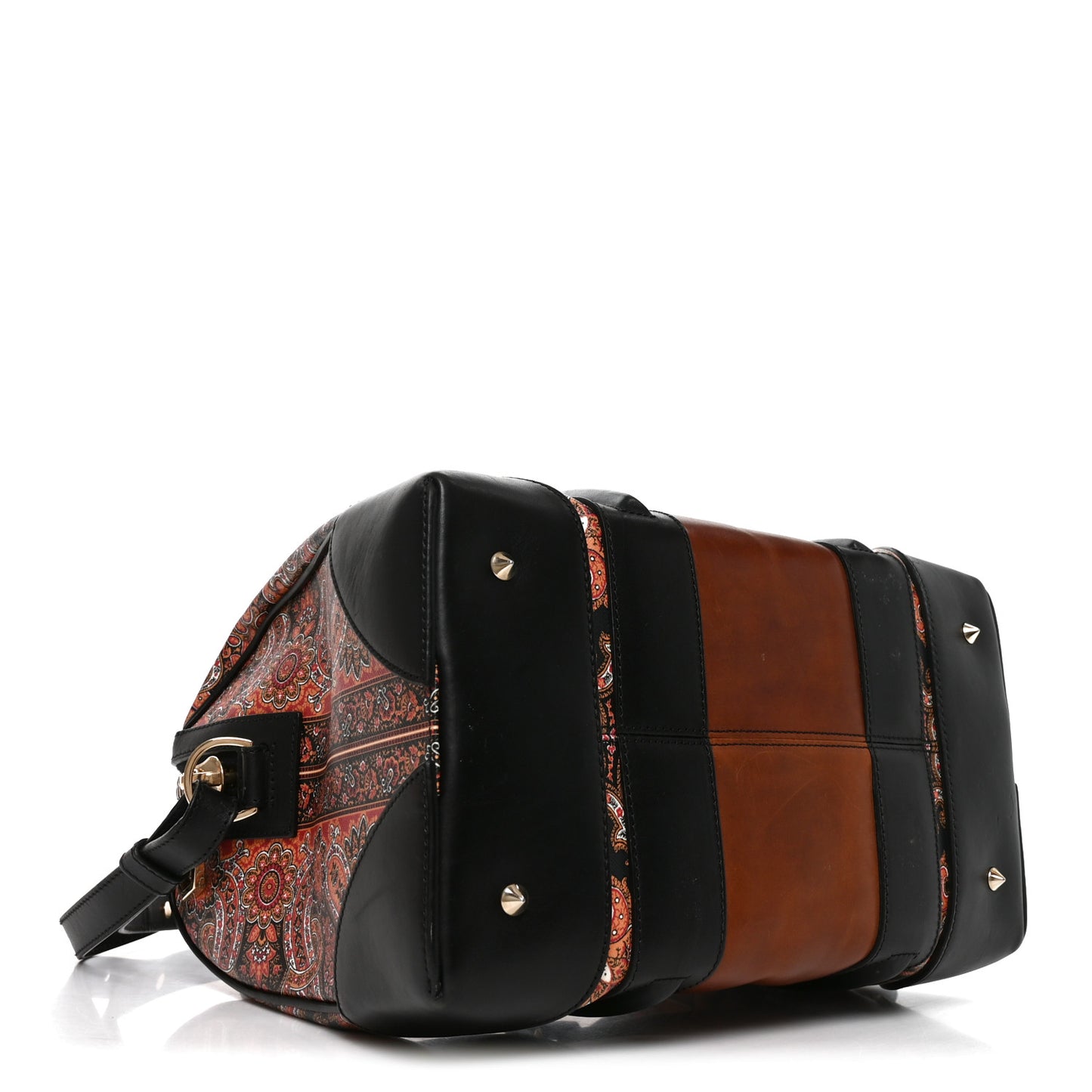 Calfskin Paisley Print Medium Lucrezia Multicolor