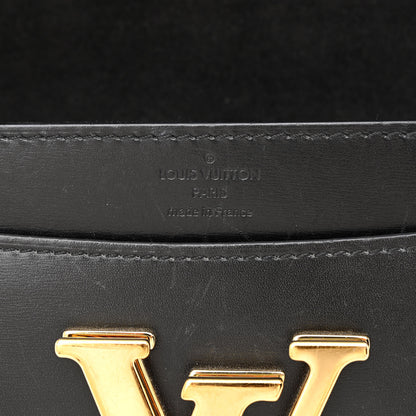 Louis Vuitton Calfskin Chain Louise MM Black 6 of 13