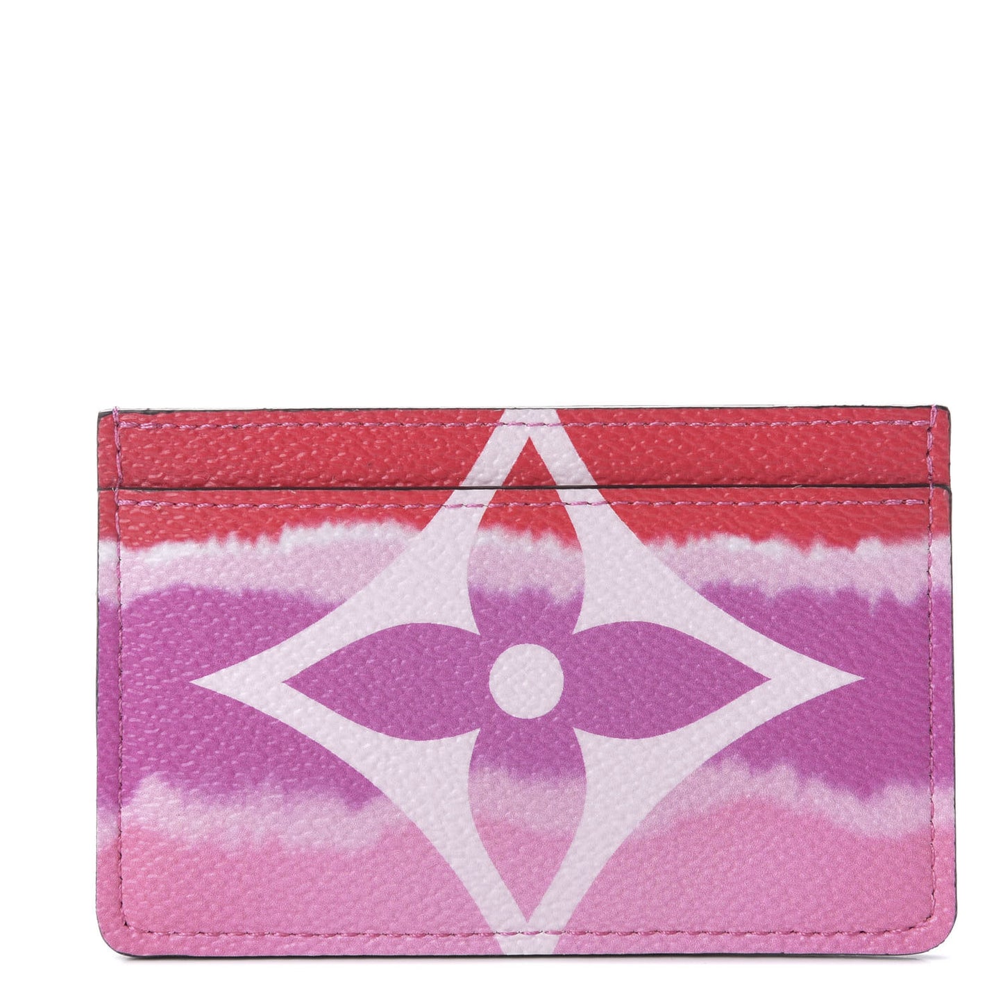 Monogram Escale Card Holder Rouge