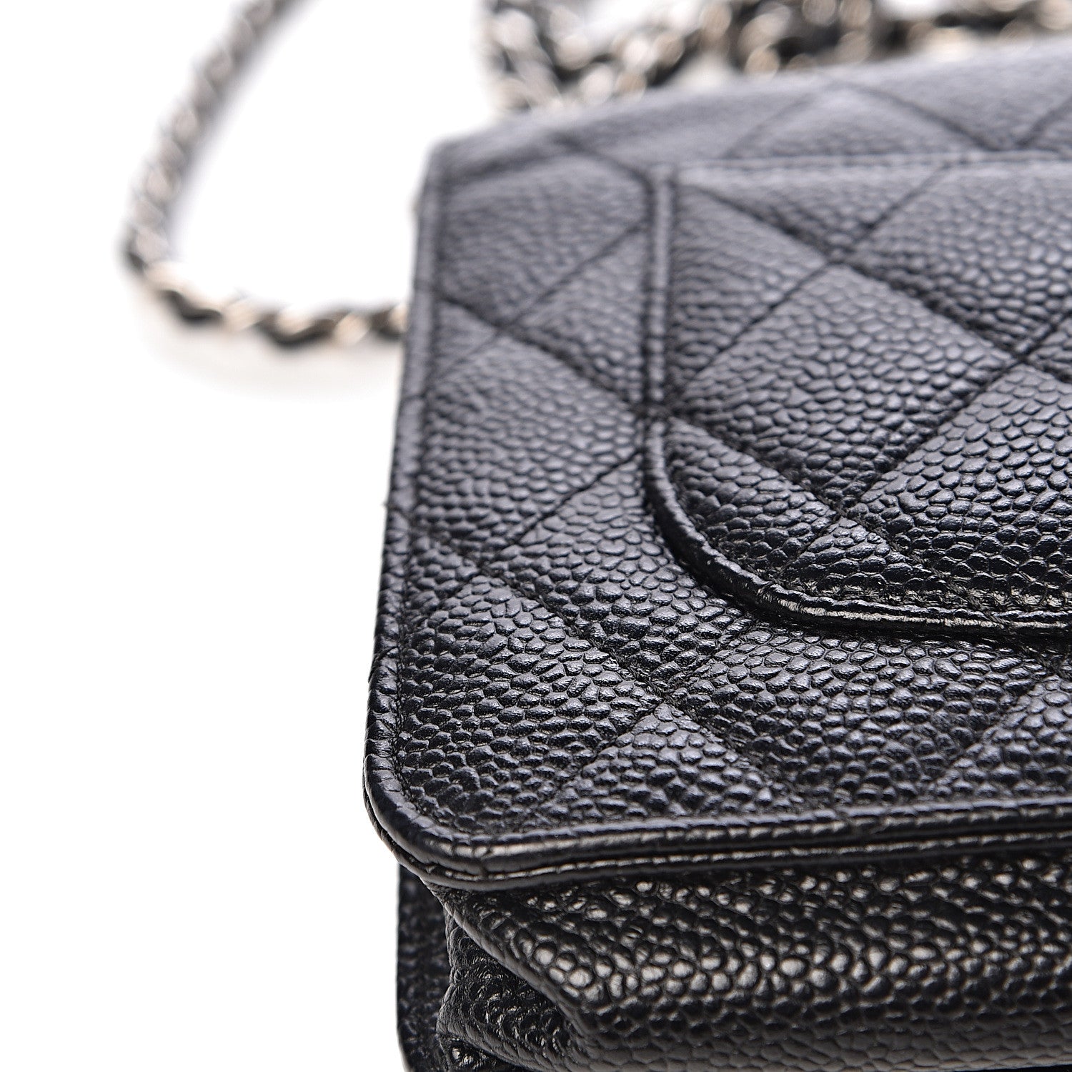 Chanel Caviar Quilted Wallet On Chain WOC Black 15 of 18