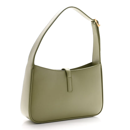 Saint Laurent Smooth Calfskin Le 5 A 7 Hobo Pistache 3 of 10
