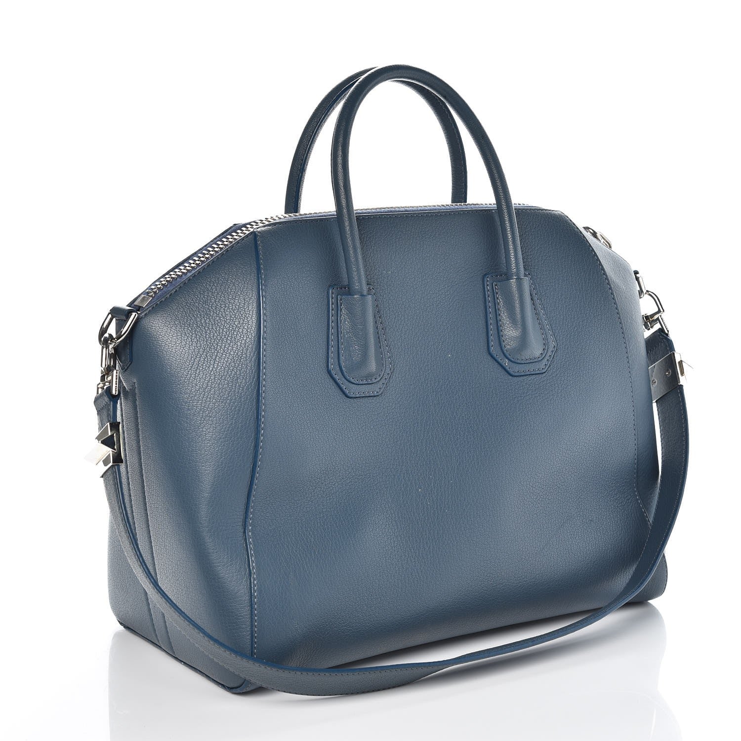 Givenchy Sugar Goatskin Medium Antigona Mineral Blue 3 of 11