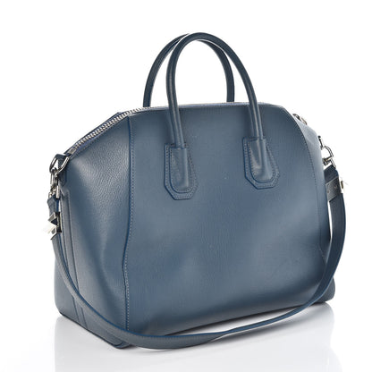 Givenchy Sugar Goatskin Medium Antigona Mineral Blue 3 of 11