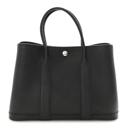 Hermes Vache Country Garden Party 30 TPM Black 1 of 9