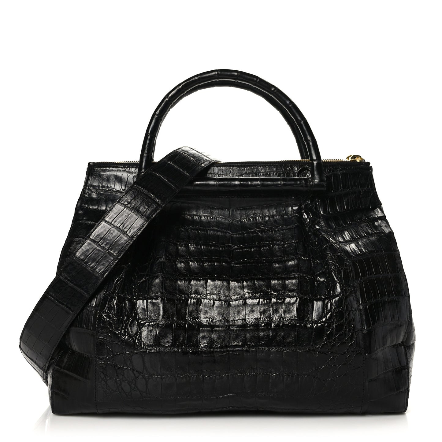 Crocodile Top Handle Black
