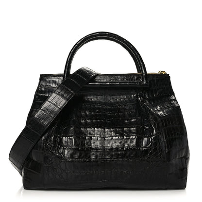 Nancy Gonzalez Crocodile Top Handle Black 1 of 8