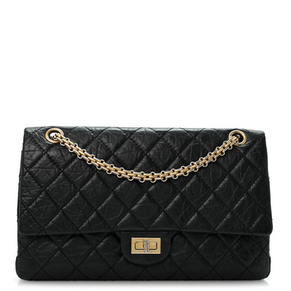 Chanel Aged Calfskin Quilted 2.55 Reissue 226 Flap Black 1 of 12