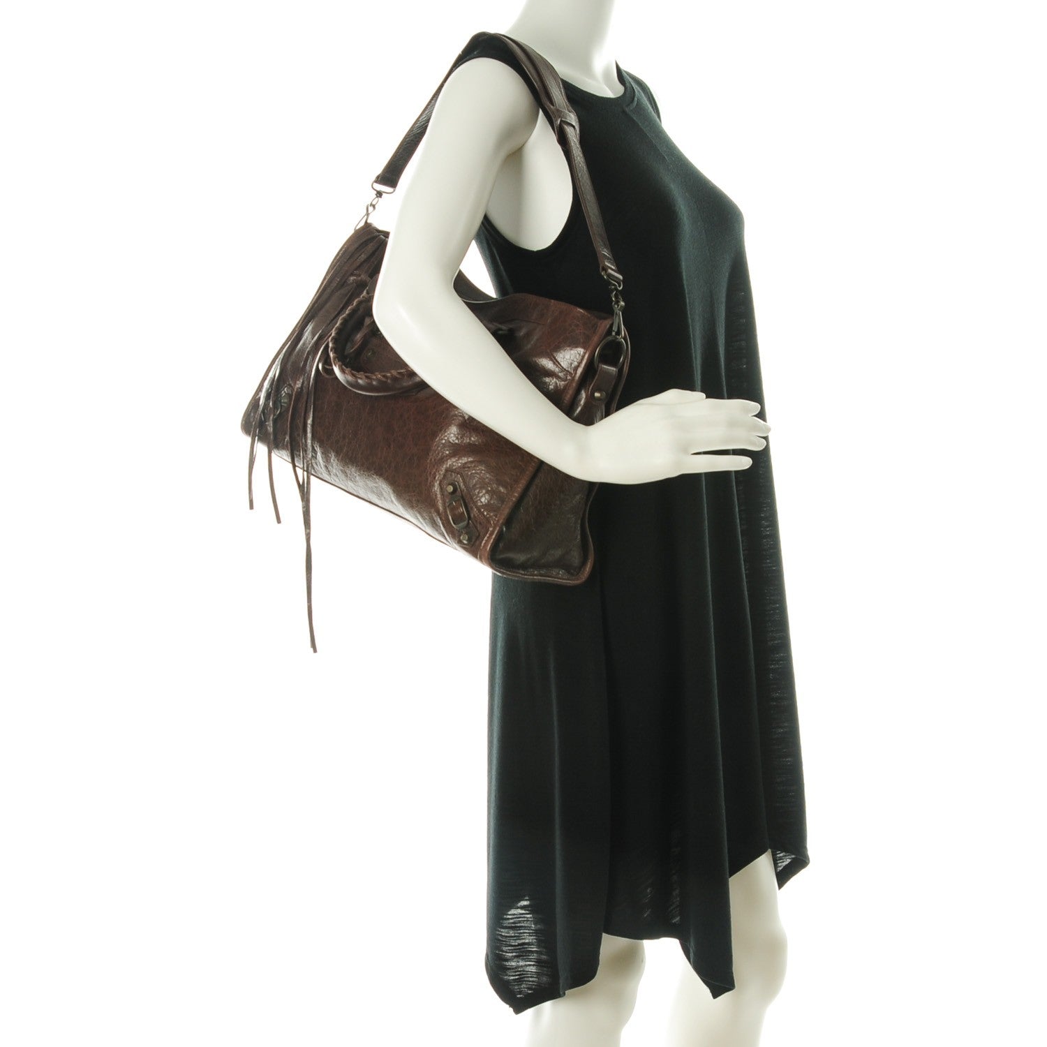 Balenciaga Agneau Classic Hardware City Cigare Fonce 2 of 8