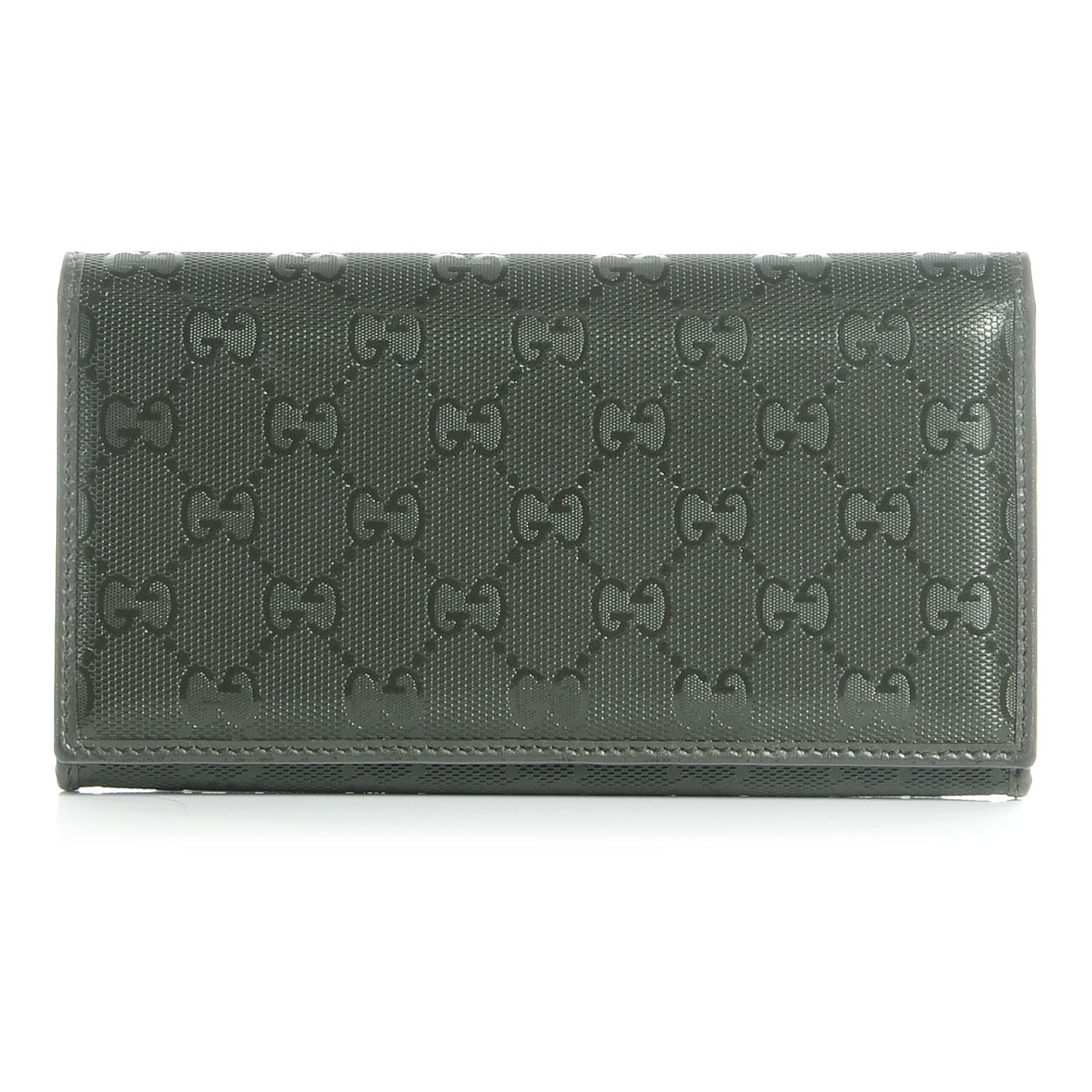 Gucci Imprime Monogram Long Wallet Military 1 of 7