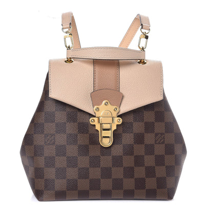 Louis Vuitton Damier Ebene Clapton Backpack Creme 1 of 7