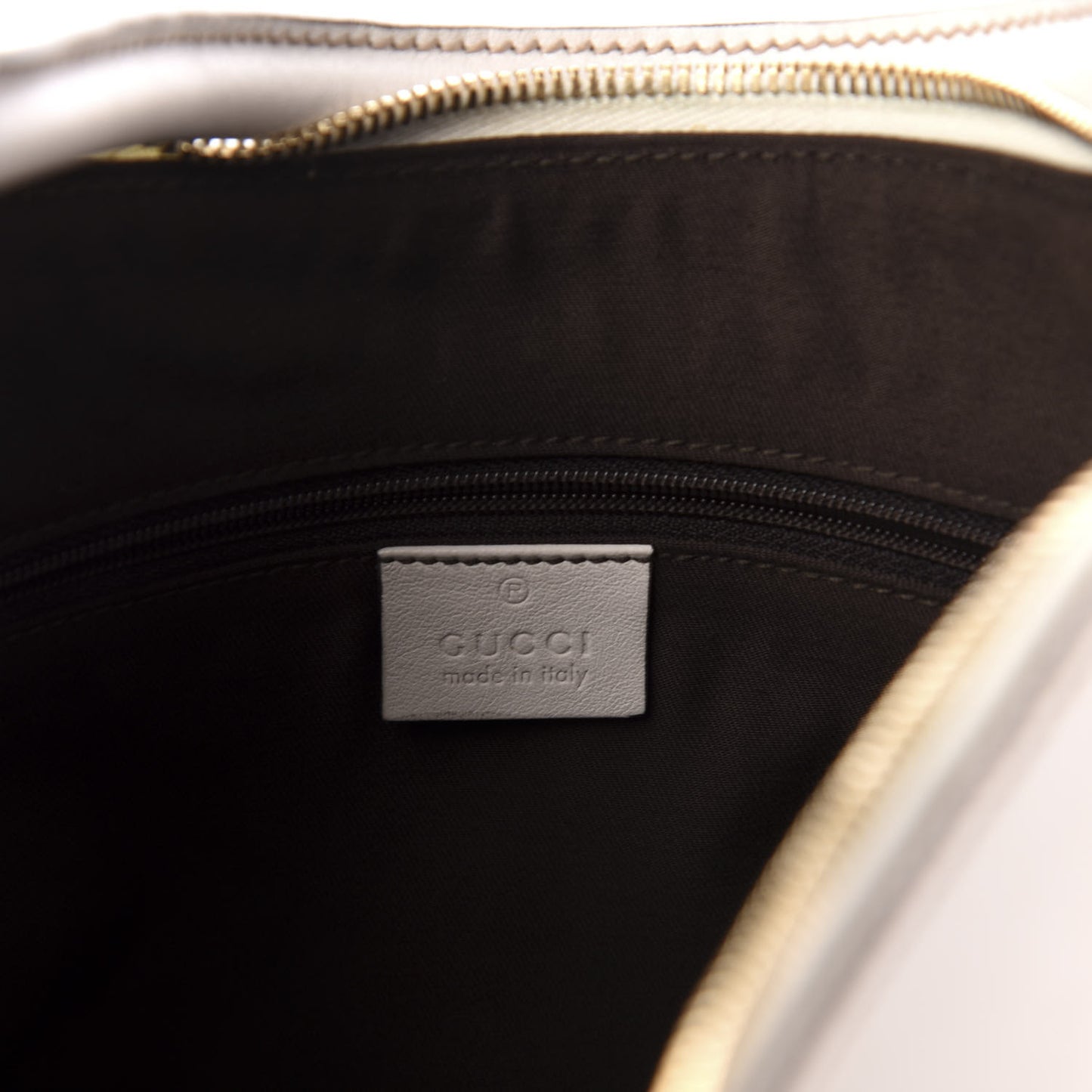 Monogram Large D Gold Hobo Off White