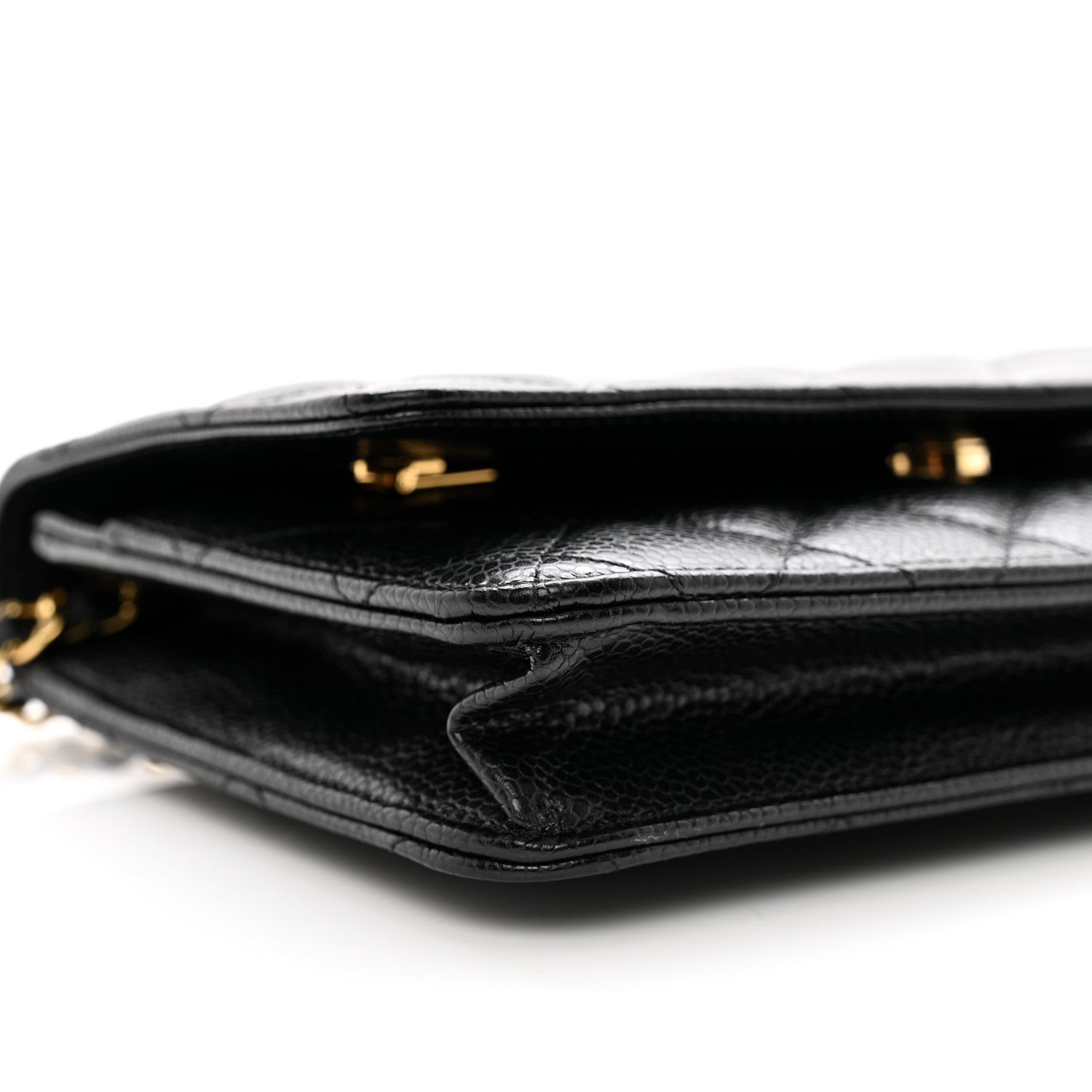 Chanel Caviar Quilted Wallet on Chain WOC Black 10 of 11