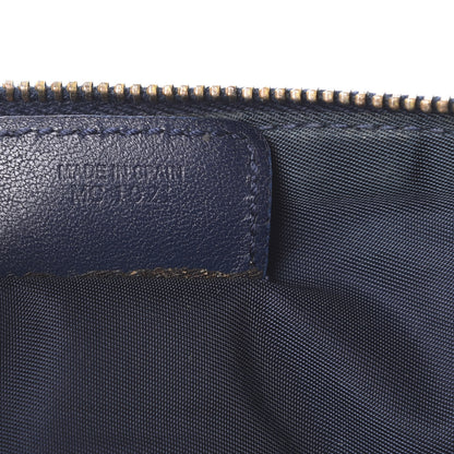 Christian Dior Monogram Mini Saddle Pochette Navy 6 of 13
