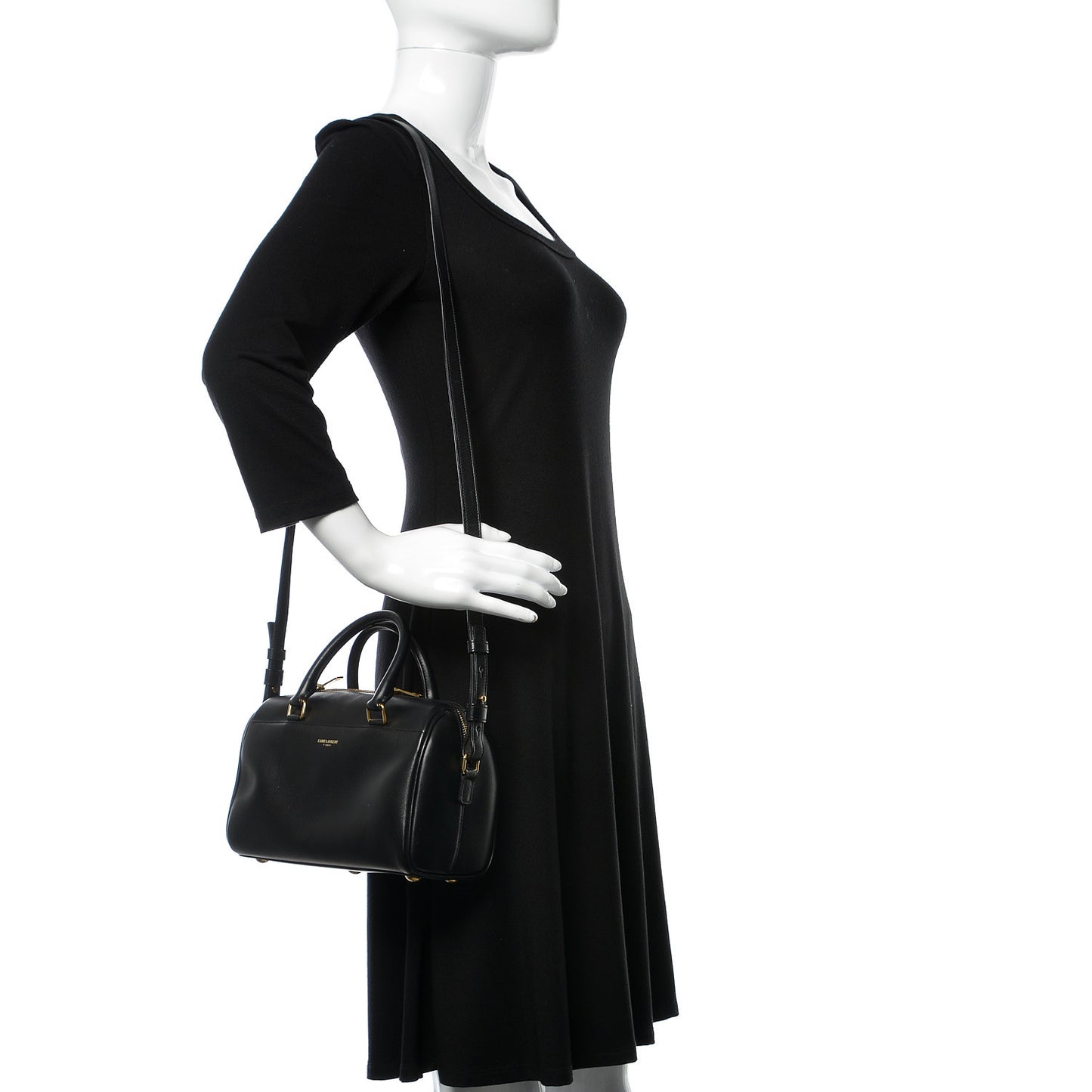 Calfskin Classic Baby Duffle Black