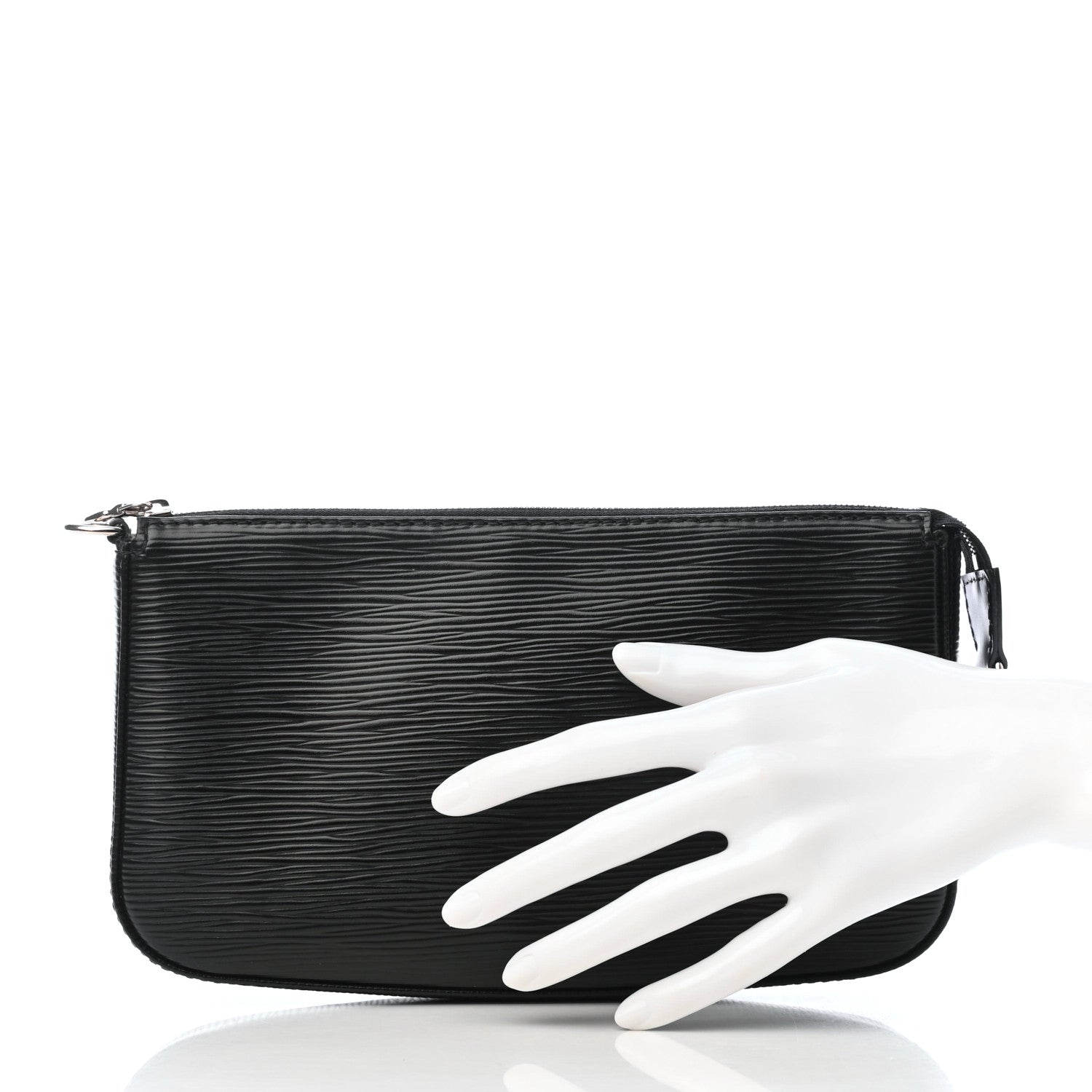 Louis Vuitton Epi Pochette Accessories NM Black 2 of 7
