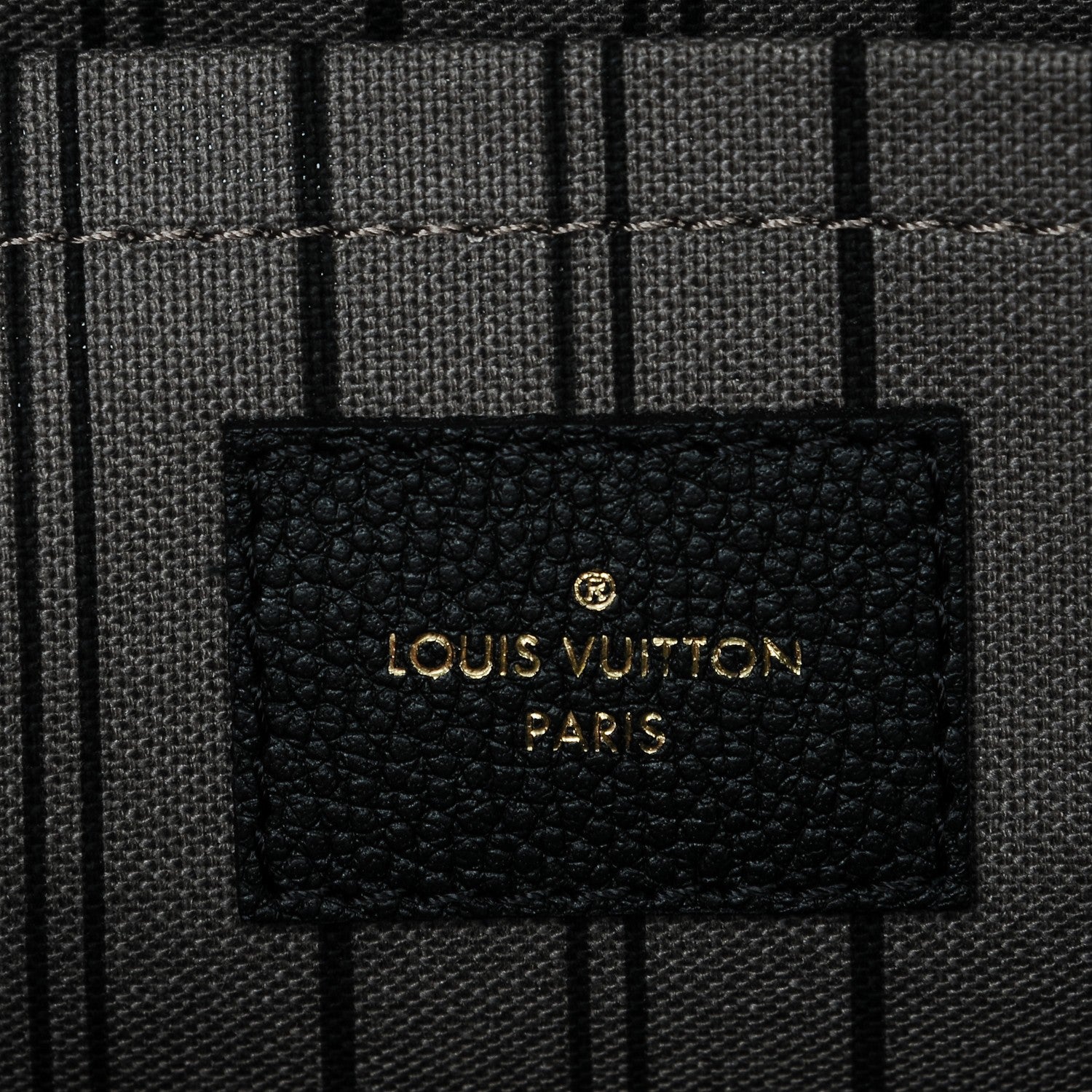 Louis Vuitton Empreinte Montaigne MM Black 6 of 8