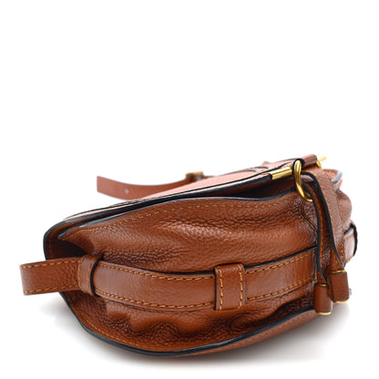 Chloe Calfskin Mini Marcie Round Crossbody Bag Tan 4 of 9