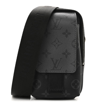 Louis Vuitton Monogram Eclipse Reverse Double Phone Pouch NM 1 of 9