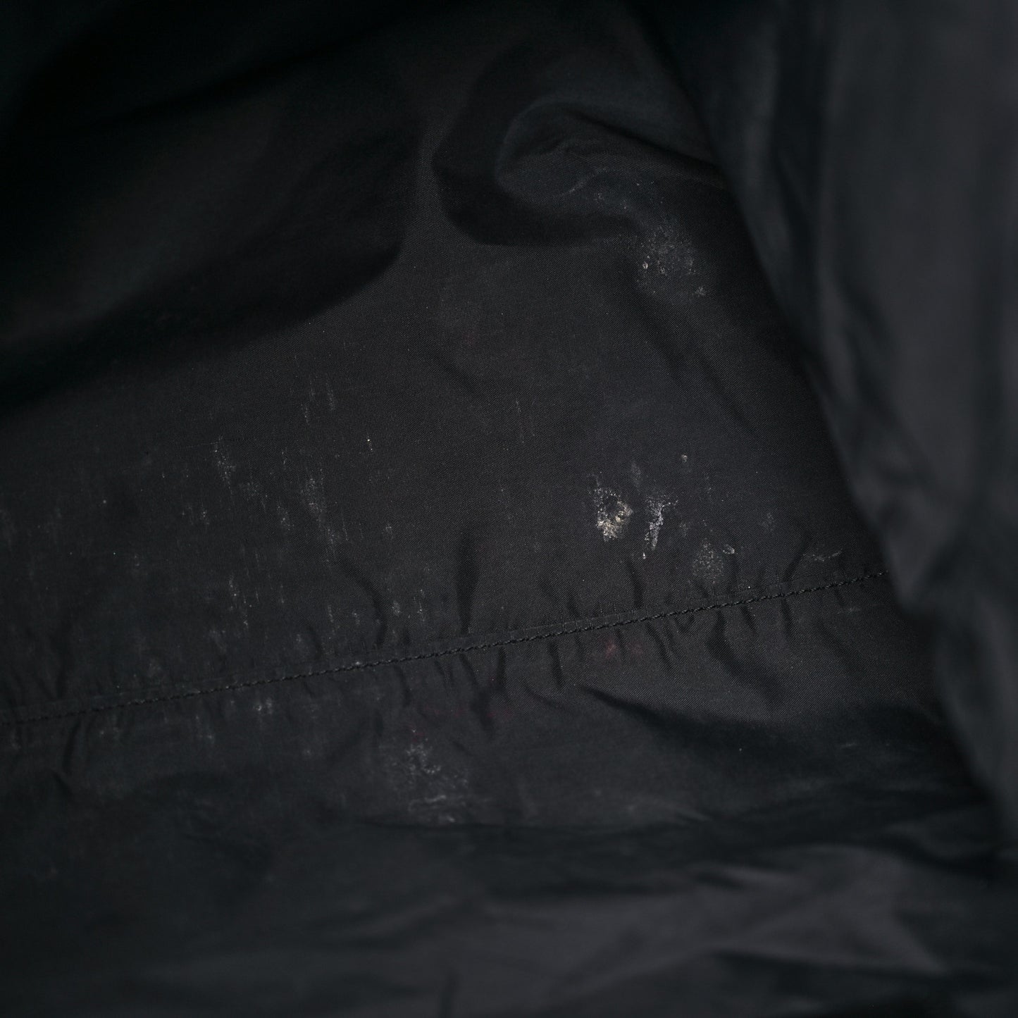 Crinkled Calfskin Quilted Carry Me Tote Black