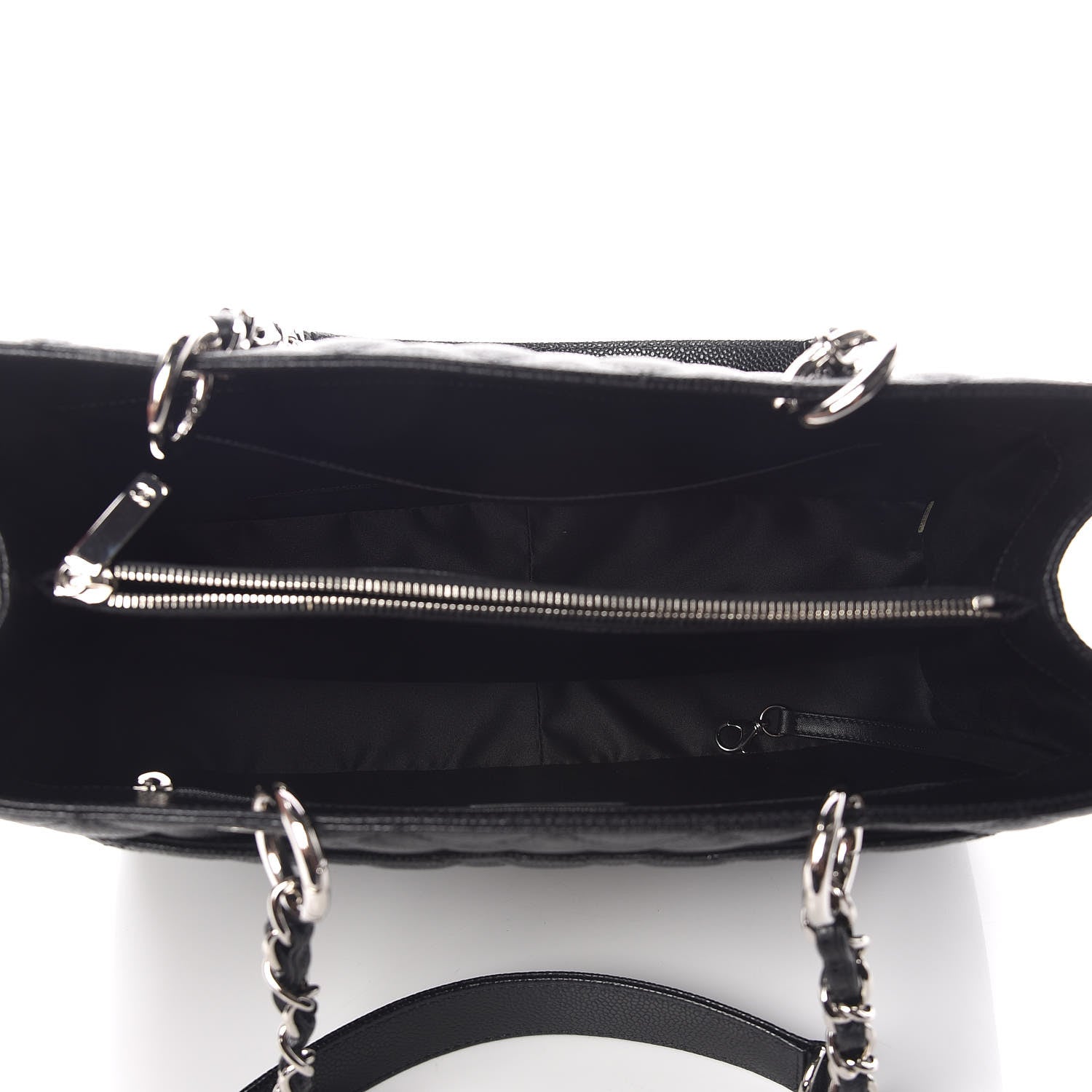 Chanel Caviar Quilted Grand Shopping Tote GST Black 6 of 11