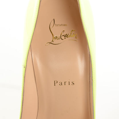 Christian Louboutin Patent So Kate 120 Pumps 40.5 Neon Yellow 8 of 8