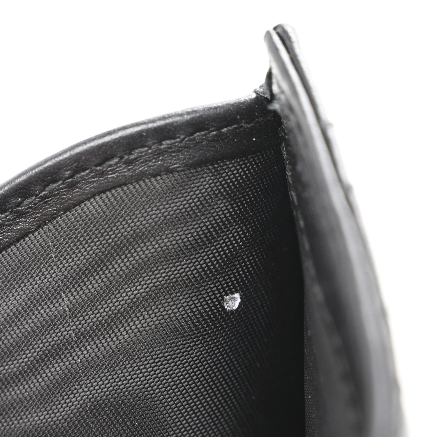 Gucci Calfskin Matelasse GG Marmont Card Case Wallet Black 5 of 6