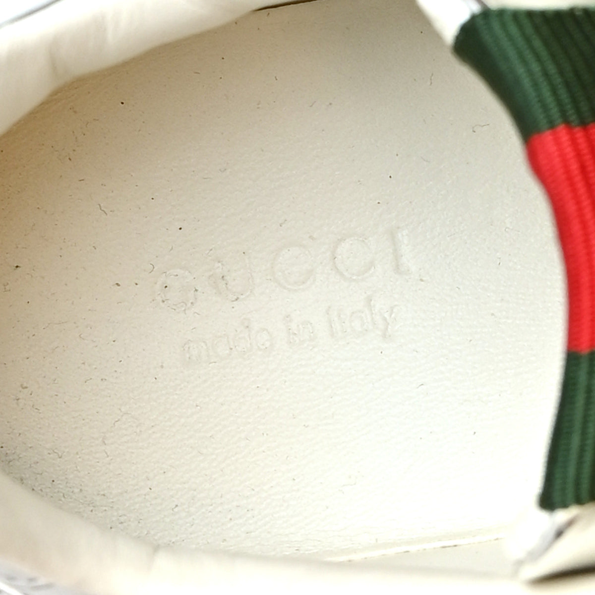 Gucci Guccissima Mirror Effect Womens Re-Web Sneakers 37 Silver 12 of 14