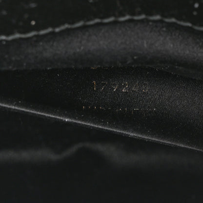 Saint Laurent Textured Patent Monogram Belle De Jour Clutch Black 6 of 11