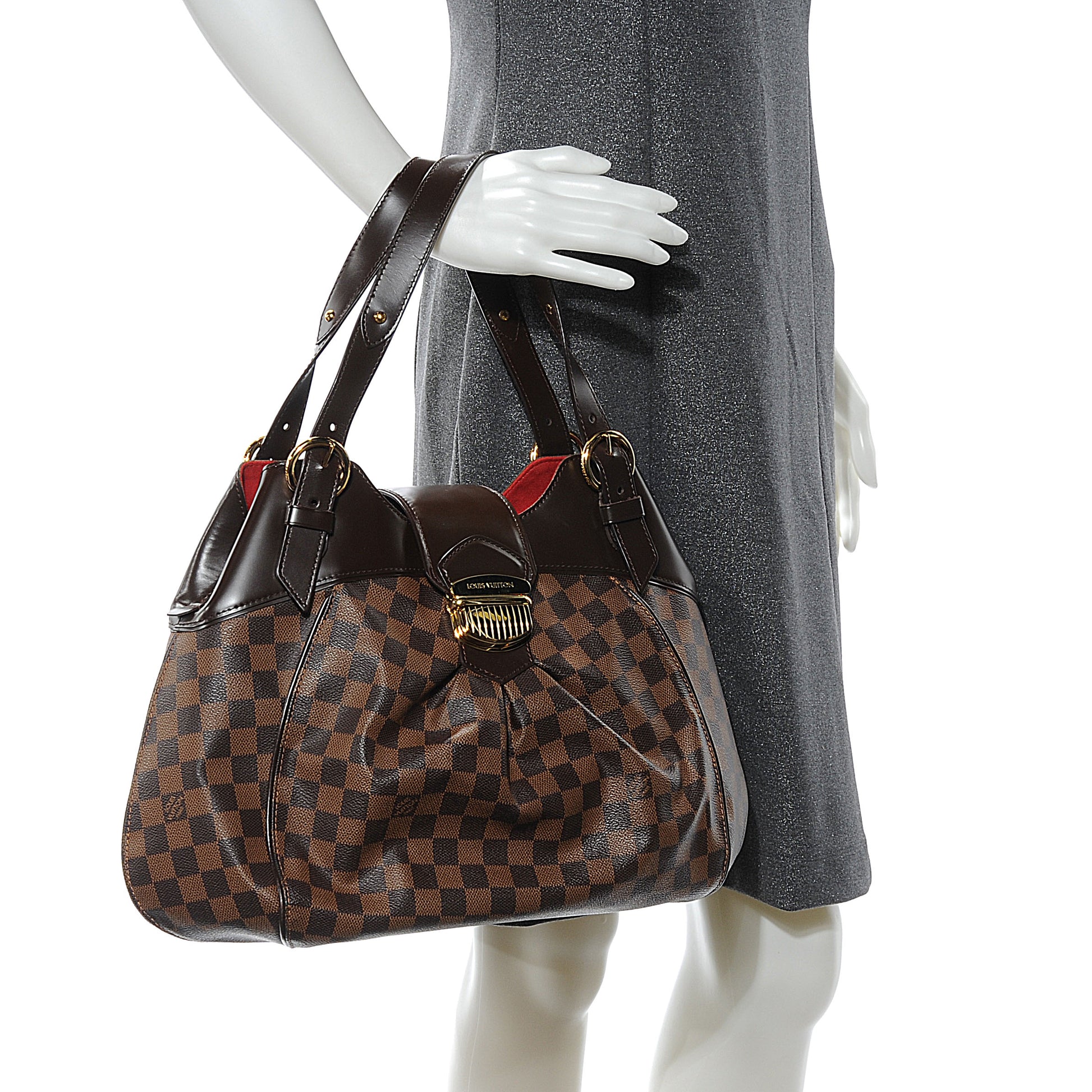 Louis Vuitton Damier Ebene Sistina GM 2 of 9