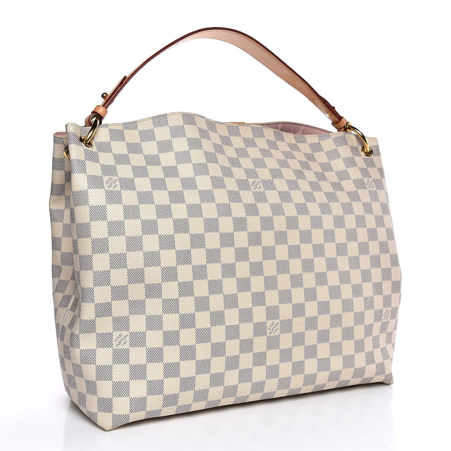 Damier Azur Graceful MM Rose Ballerine