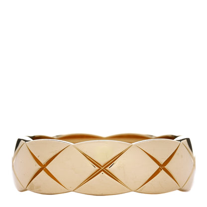 Chanel 18K Yellow Gold Small Coco Crush Ring 58 8.5 1 of 6