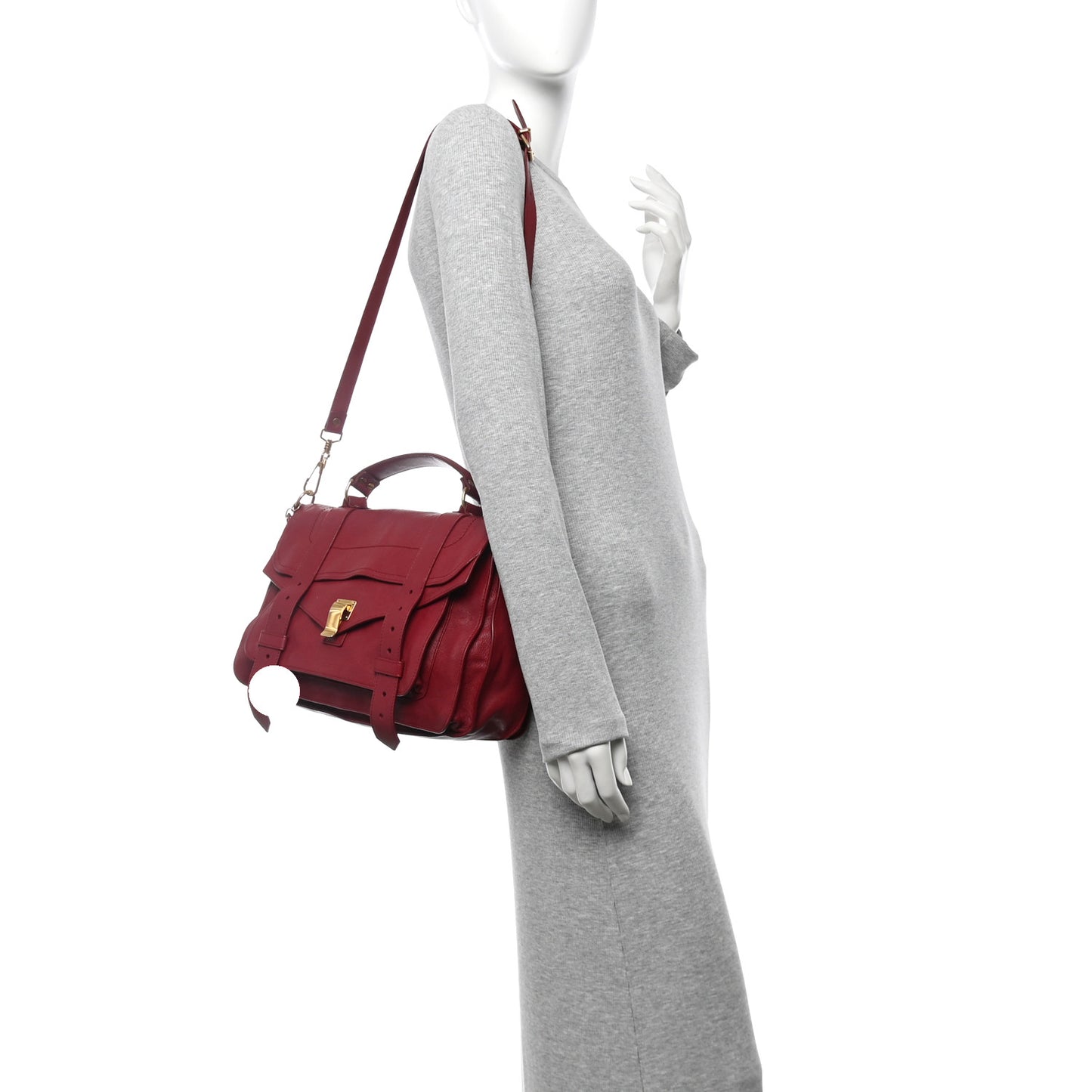 Lambskin Medium PS1 Satchel Raspberry