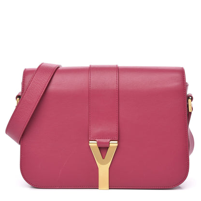 Saint Laurent Calfskin Classic Y Satchel Fuchsia 1 of 12