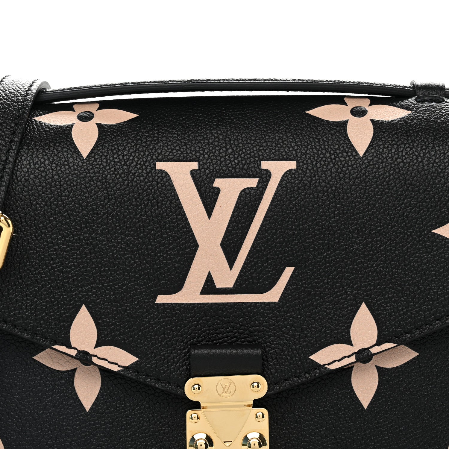 Louis Vuitton Empreinte Monogram Giant Pochette Metis Black Beige 6 of 9